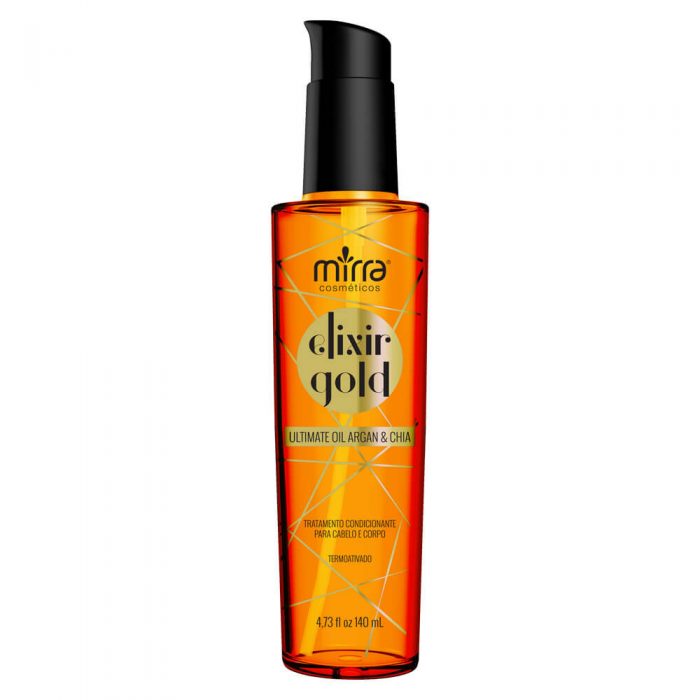 ÓLEO ELIXIR GOLD ARGAN E CHIA - 140ML - Dave Distribuidora